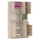 Hatajtós szekrény, sonoma tölgy, PELION NEW