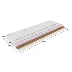 Matrac, habmatrac, 140x200, SILVERHARD NEW