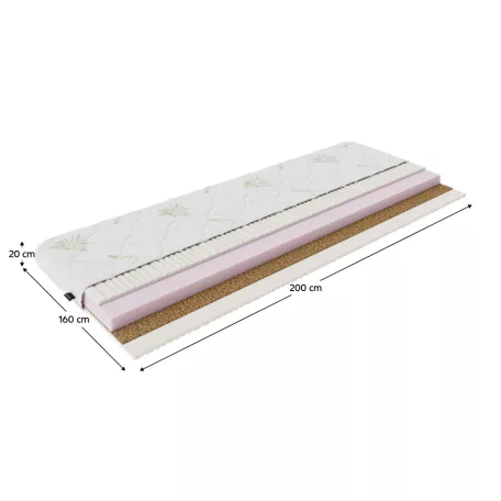 Matrac, habmatrac, 160x200, SILVERHARD NEW