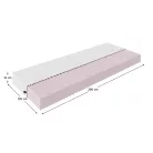 Matrac, habszivacs, 14 cm, 120x200, MAIR