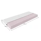 Matrac, habszivacs, 14 cm, 140x200, MAIR