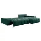 Univerzális ülőgarnitúra, smaragdzöld, VEZAN ROH