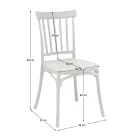 Rakásolható szék, szürkésbarna Taupe, SAZEN