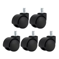 Kerék, 5 db-os szett, fekete, KOLIESKO TYP 1