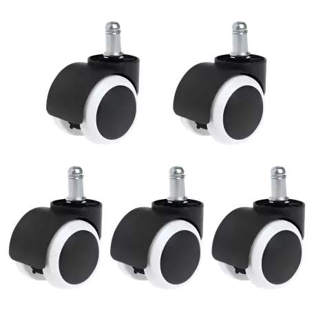 Kerék, 5 db-os szett, fekete/fehér, KOLIESKO TYP 2