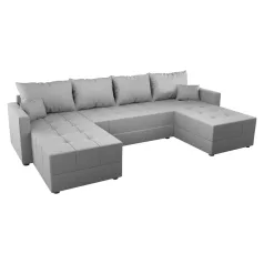 Univerzális ülőgarnitúra, szürke, DUAN U UNI