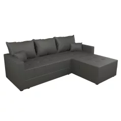 Univerzális ülőgarnitúra, szürke, DUAN ROH