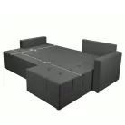 Univerzális ülőgarnitúra, szürke, DUAN ROH