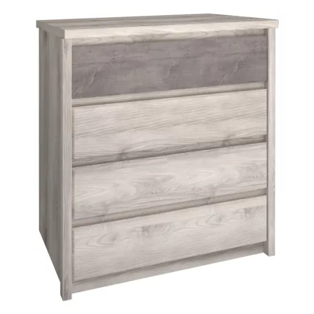 Komód 4S, nairobi gesztenye/onix, JESI NEW