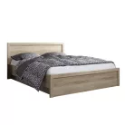 Ágy tárhellyel, 140x200, sonoma tölgy, JESI NEW