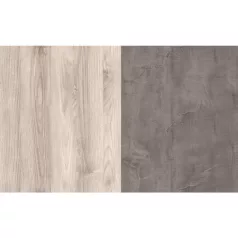 Nyitott polcállvány 1D1S, nairobi gesztenye/onix, JESI NEW