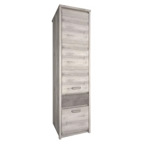 Polcállvány 2D1S, nairobi gesztenye/onix, JESI NEW