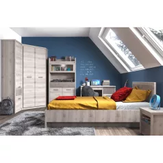 Sarokszekrény 2D, nairobi gesztenye, JESI NEW