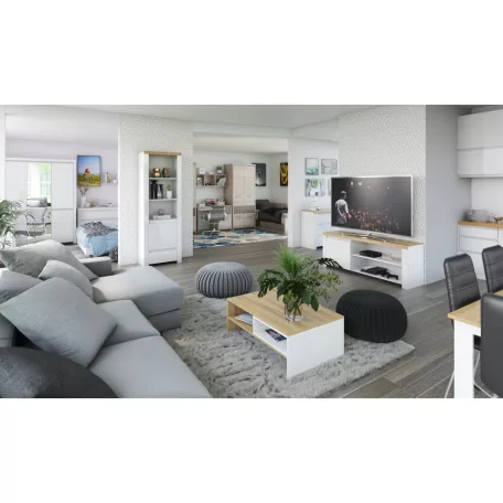 Vitrin 1D1W1S, nairobi gesztenye/onix, JESI NEW