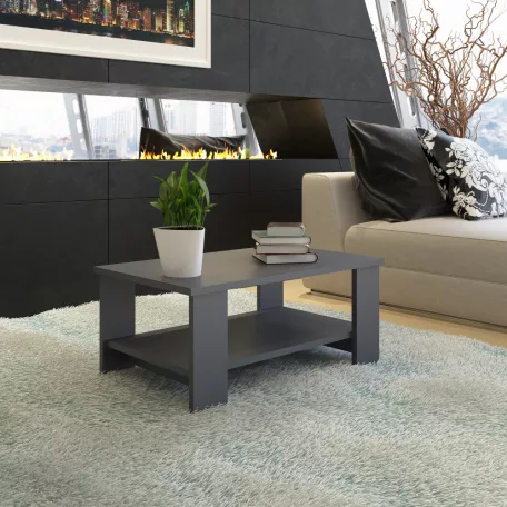 Dohányzóasztal, grafit, BERNARDO