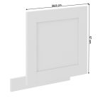 Ajtó mosogatógéphez, fehér/fehér, LULA ZM 570x596