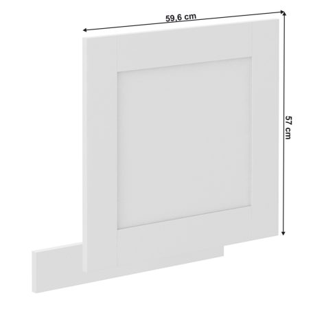 Ajtó mosogatógéphez, fehér/fehér, LULA ZM 570x596