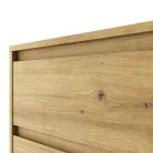 Komód, artisan tölgy, BOGAN NEW 1D3S