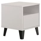 Éjjeliszekrény, cashmere, BOGAN NEW 1S