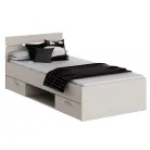 Ágykeret, 90x200, cashmere, MICHIGAN NEW