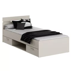 Ágykeret, 90x200, cashmere, MICHIGAN NEW