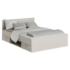 Ágykeret, 140x200, cashmere, MICHIGAN NEW