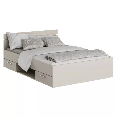 Ágykeret, 140x200, cashmere, MICHIGAN NEW