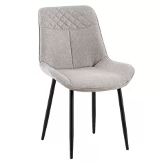 Étkezőszék, bézs/fekete, ALIA