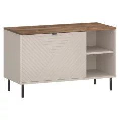 Cipősszekrény, kasmír/castello tölgy, EYCO 1K