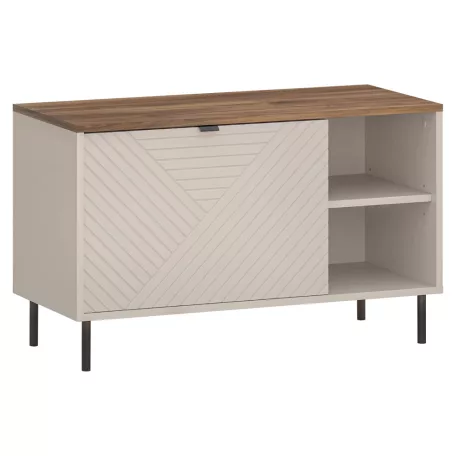 Cipősszekrény, kasmír/castello tölgy, EYCO 1K