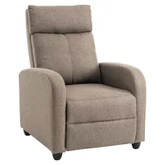 Relaxációs fotel, barna, KRESO NEW