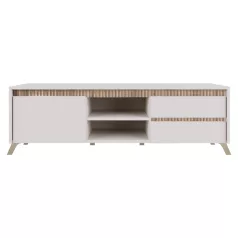 TV-asztal, kasmír/sonoma tölgy, LONGY RTV1K2So