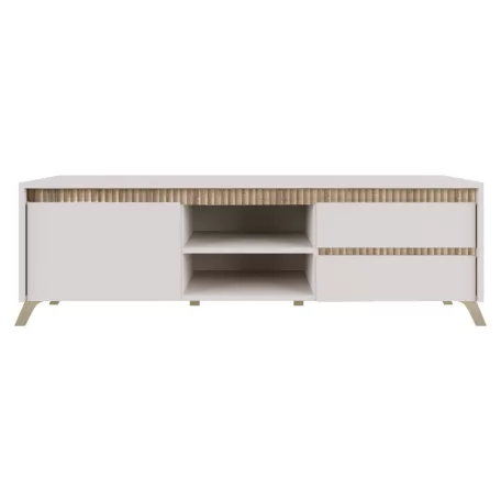 TV-asztal, kasmír/sonoma tölgy, LONGY RTV1K2So