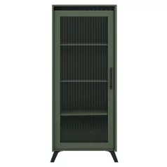 Vitrin, smoke zöld/fekete, LONGY REG1W