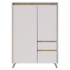 Komód, kasmír/sonoma tölgy, LONGY REG2D1S1K