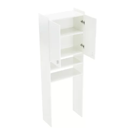 Szekrény a mosógép fölé, fehér, NATALI NEW