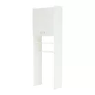 Szekrény a mosógép fölé, fehér, NATALI NEW