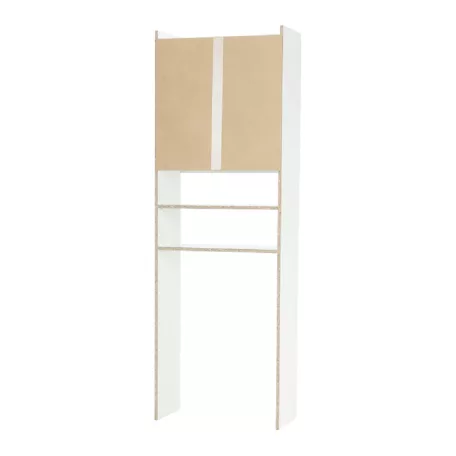 Szekrény a mosógép fölé, fehér, NATALI NEW