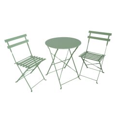 Kerti szett 1+2, zöld, acél, OBAX NEW