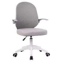 Irodai szék, szürke/fehér, PASTURA