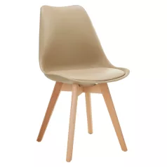 Szék, cappuccino/bükk, BALI 3 NEW