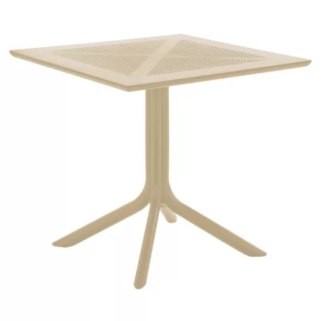 Kerti asztal, szürkésbarna Taupe, DENTON NEW