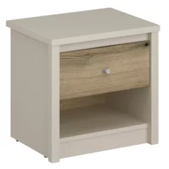 Éjjeliszekrény, kasmír/evoke tölgy, KAROS 1S