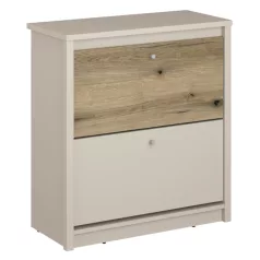 Cipősszekrény, kasmír/evoke tölgy, KAROS 2K