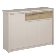 Komód, kasmír/evoke tölgy, KAROS 3D1S