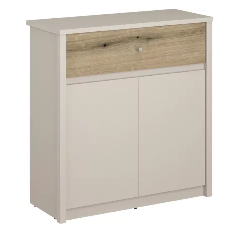 Komód, kasmír/evoke tölgy, KAROS 2D1S