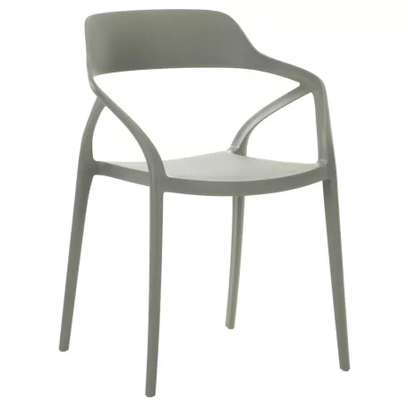 Rakásolható szék, szürke, ALFIO