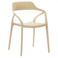 Rakásolható szék, szürkésbarna Taupe, ALFIO