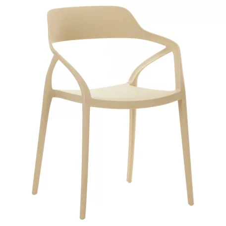 Rakásolható szék, szürkésbarna Taupe, ALFIO