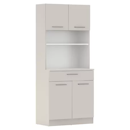 Négyajtós szekrény, kasmír, DOMIS NEW